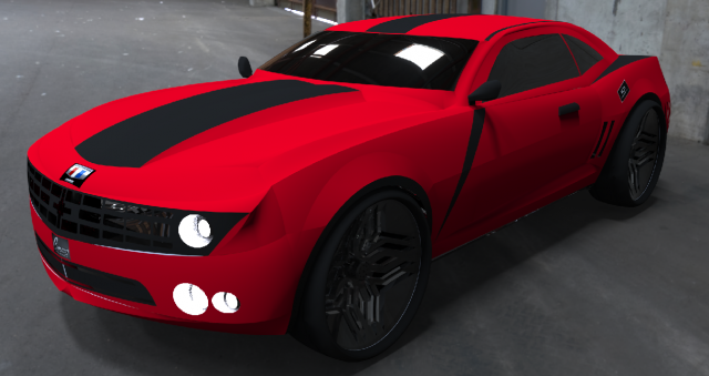 camaro concept car 3D 模型 .c4d .max .obj .3ds .fbx .stl .blend 
