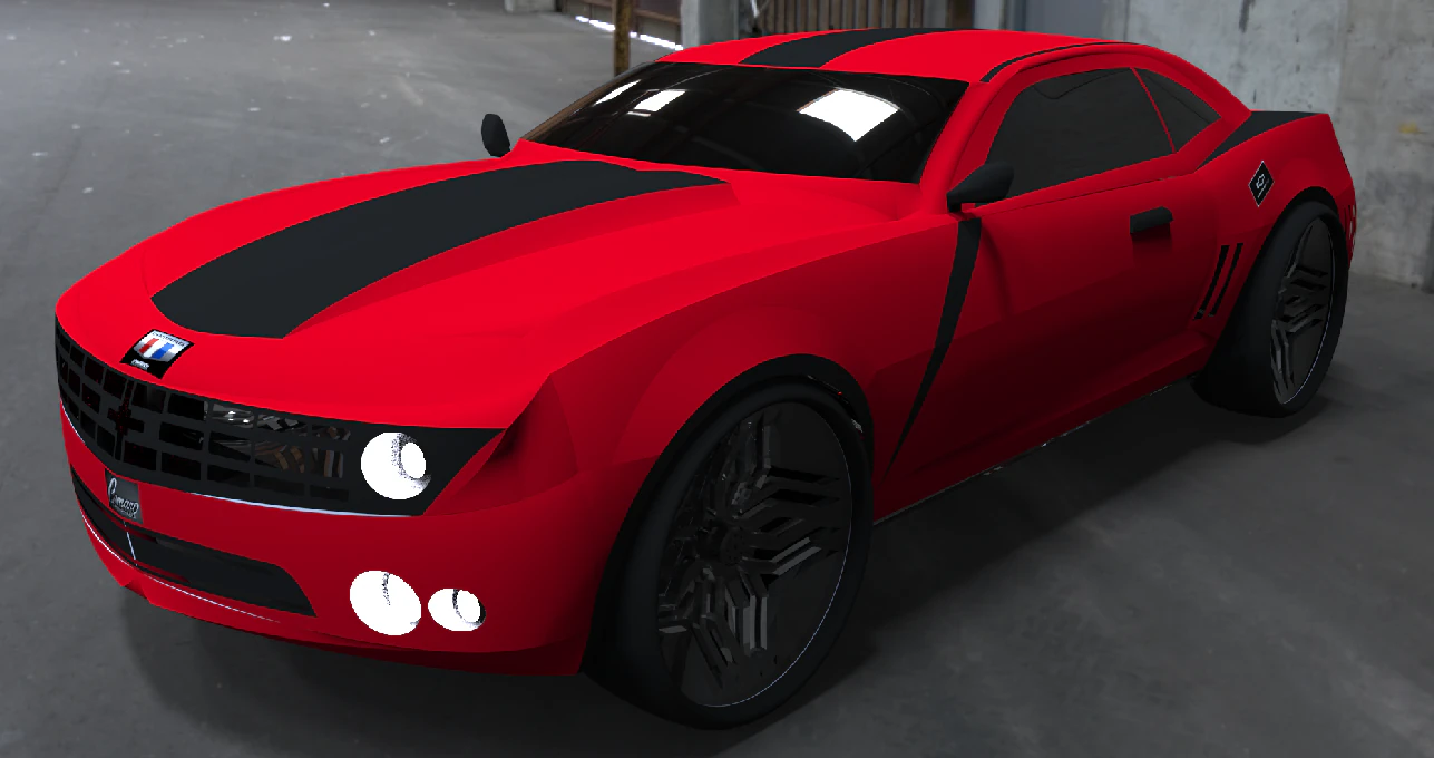camaro concept car 3D Model .c4d .max .obj .3ds .fbx .stl .blend 