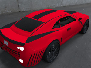 camaro concept car 3D 模型