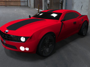 camaro concept car 3D 模型