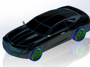 camaro concept car 3D Model