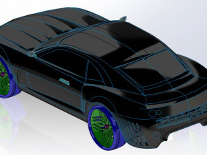 camaro concept car 3D 模型