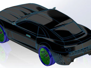 camaro concept car 3D Model