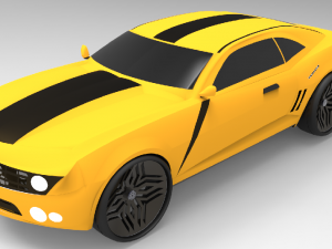 camaro concept car 3D 模型