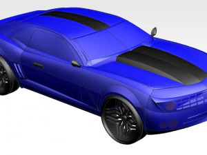 camaro concept car 3D Model