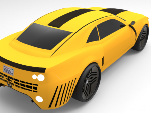camaro concept car 3D 模型