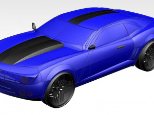 camaro concept car 3D Model