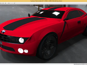 camaro concept car 3D Model