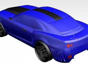 camaro concept car 3D 模型