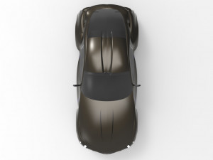concept racing car Model 3D
