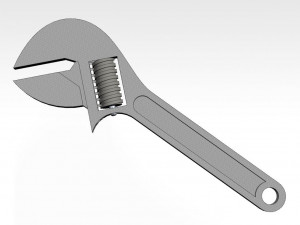 wrench or spanner 3D Model
