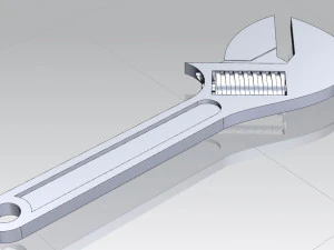 렌치 또는 스패너 3D 모델
