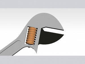 wrench or spanner 3D Model
