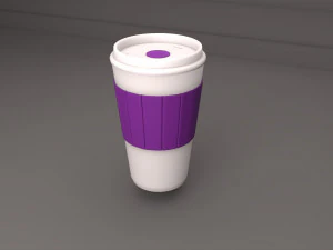 вінтажна кава термо 3D Модель