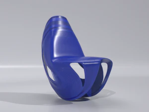 сучасне крісло 3D Модель