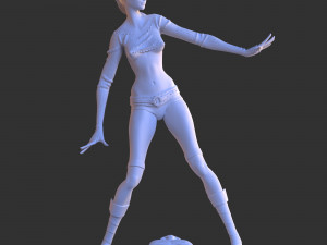 fantasy character elf girl 3D 打印模型