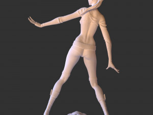 fantasy character elf girl 3D 打印模型