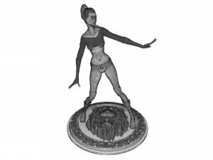 fantasy character elf girl 3D 打印模型