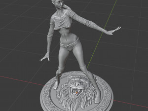 fantasy character elf girl 3D 打印模型