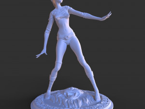 fantasy character elf girl 3D 打印模型