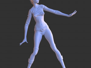 fantasy character elf girl 3D 打印模型