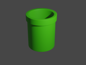 tuberia super mario 3D Model