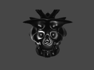 calavera calavera suerte Modelo 3D