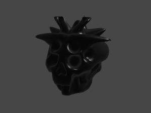 skull calavera luck 3D मॉडल