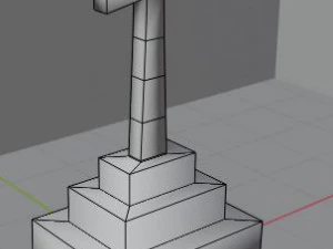 monumen Model 3D