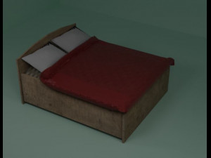bed Modèle 3D