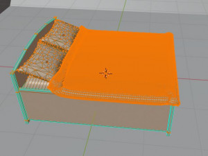 bed 3D मॉडल