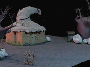 penyihir rumah Model 3D