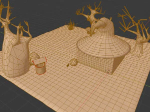 house witch 3D Model