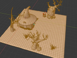 house witch 3D Модель