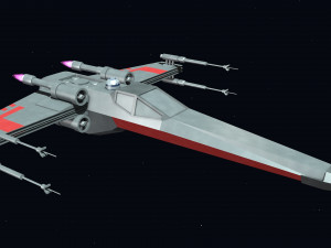 star wars - x wing Model 3D