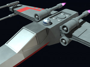 star wars - x wing Model 3D