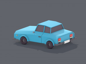 lowpoly car 3D Model