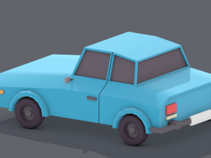 lowpoly car 3D Model