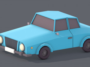 lowpoly car 3D Model