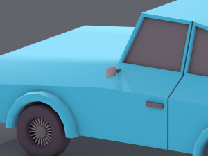 lowpoly car 3D Model