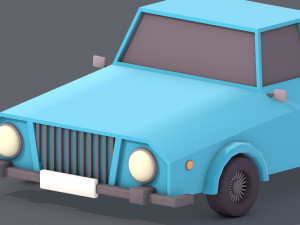 lowpoly car 3D Model