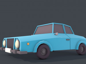 lowpoly car 3D Model