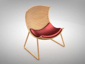 wicker chair 3D Model