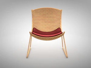 wicker chair 3D Model