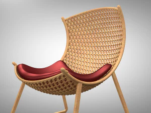wicker chair 3D Model