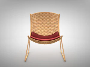 wicker chair 3D Model