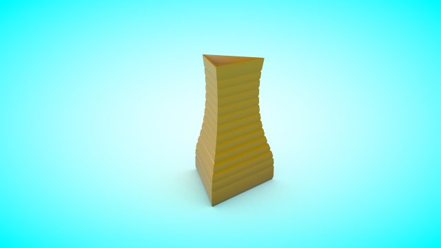 vase 4 Model 3D .c4d .max .obj .3ds .fbx .stl .blend 