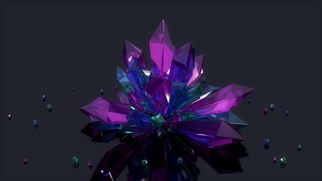 crystals Modelo 3D .c4d .max .obj .3ds .fbx .stl .blend 