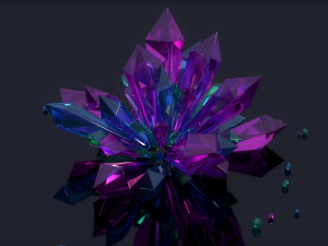 crystals Modelo 3D