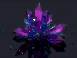 crystals Modelo 3D